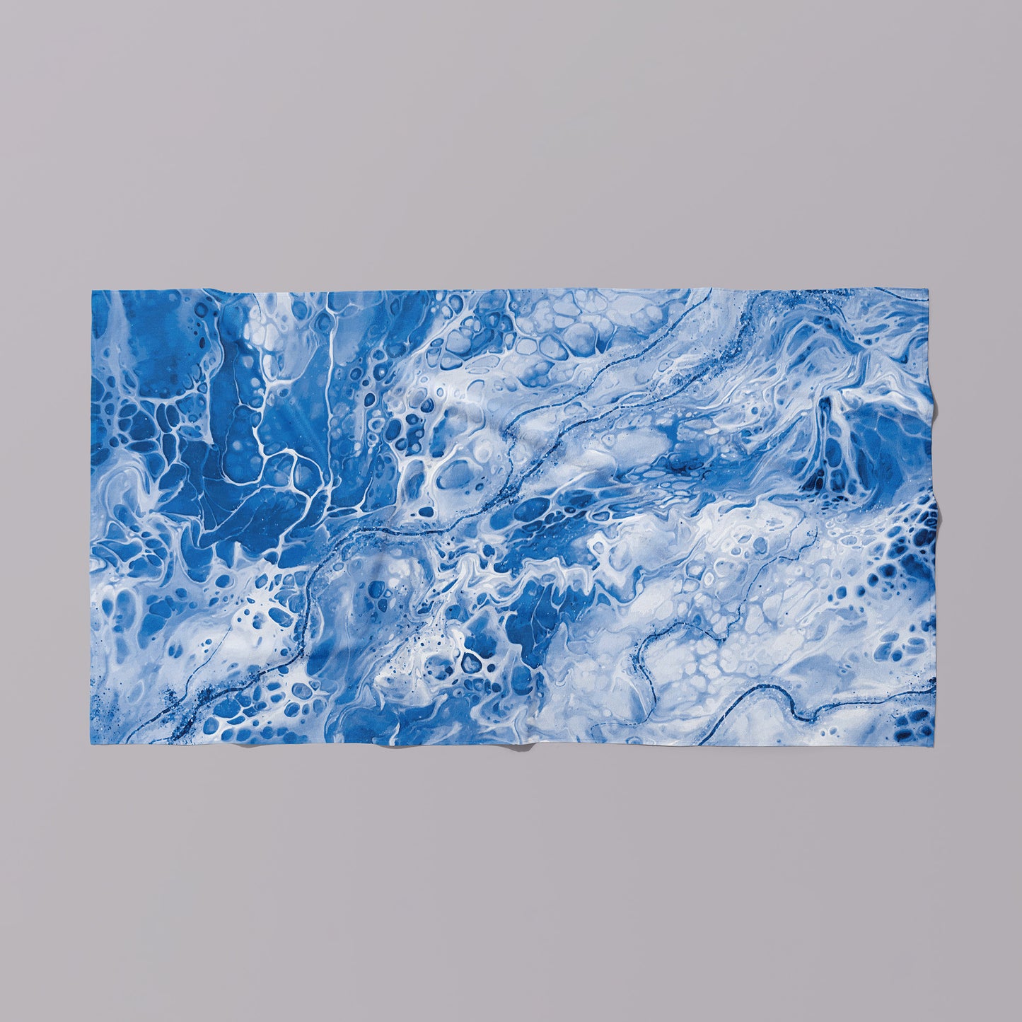 Stunning Blue Marble Towel