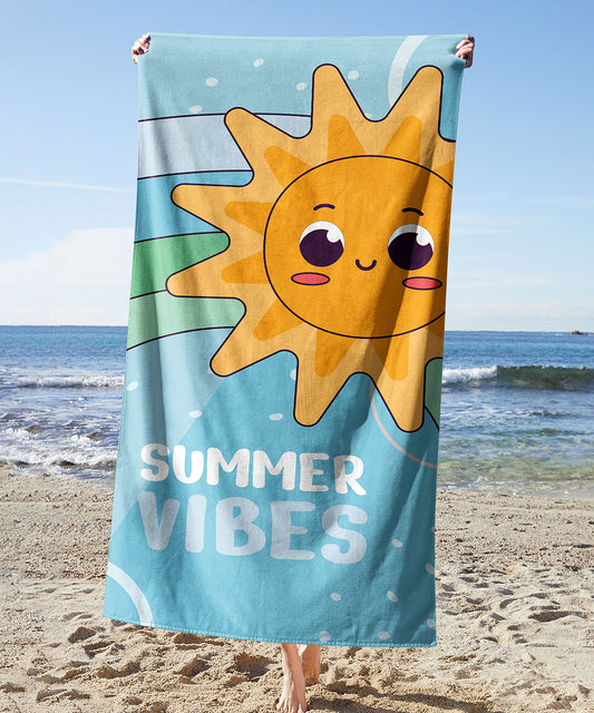 Blue Summer Vibes Towel