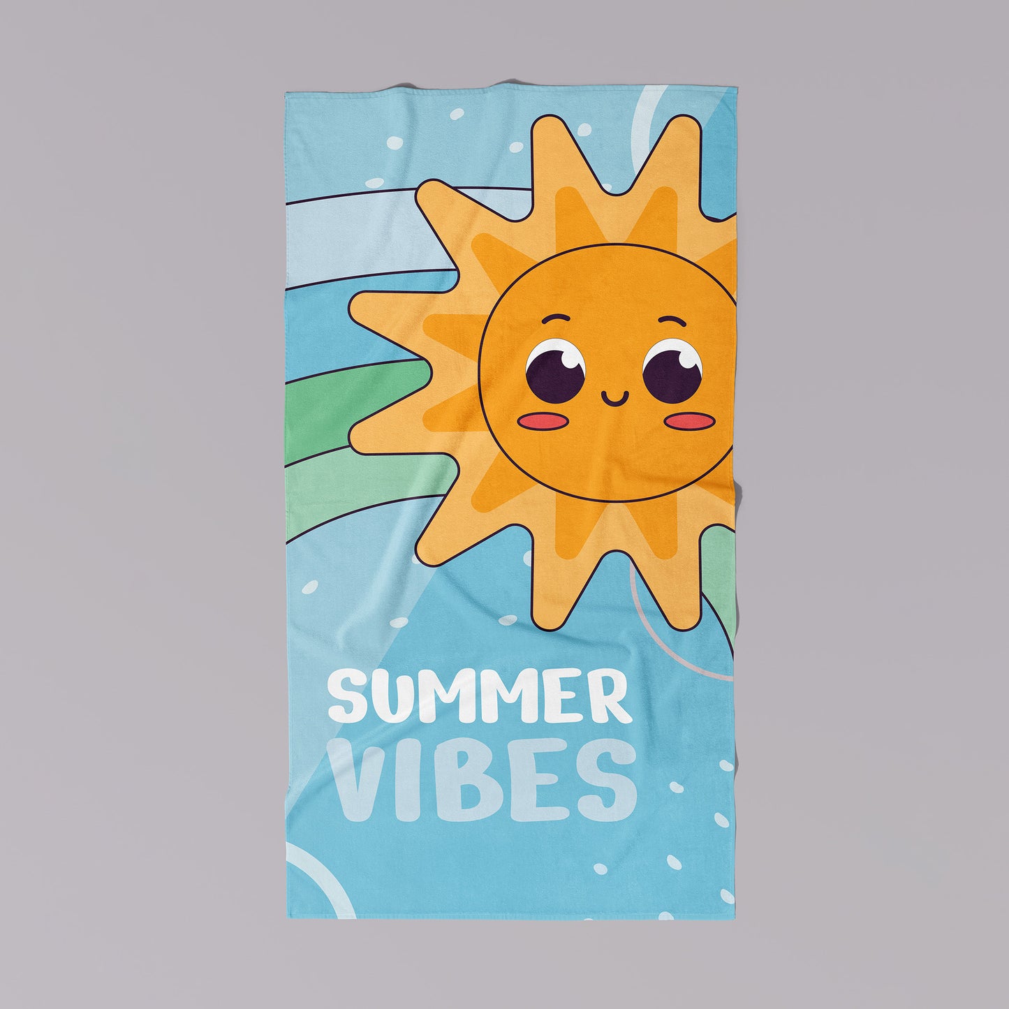 Blue Summer Vibes Towel