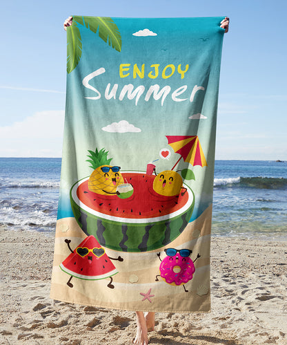 Enjoy Summer Melon Towel
