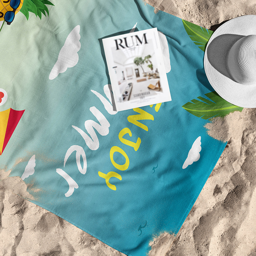Enjoy Summer Melon Towel