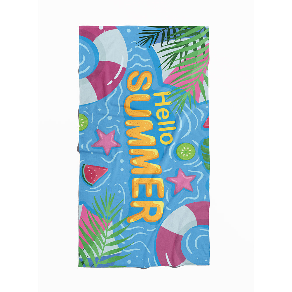 Hello Summer Pool Towel