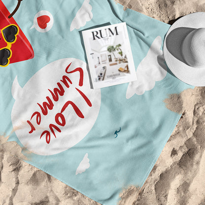 I Love Summer Towel