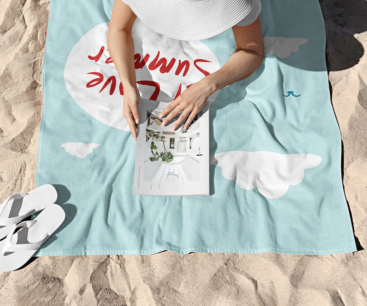 I Love Summer Towel