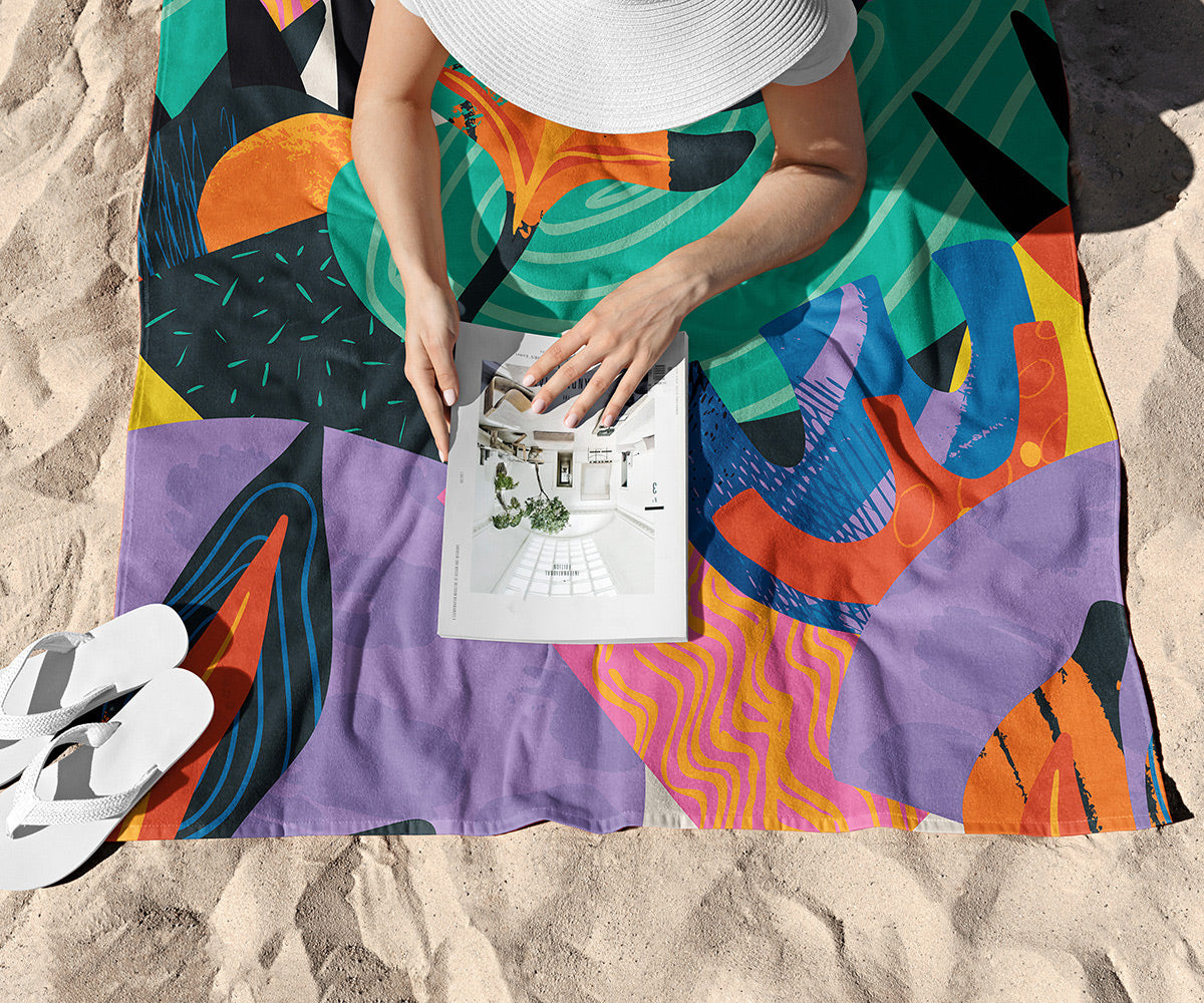 Tropical Leaves Towel