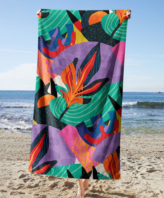 Tropical Leaves Towel
